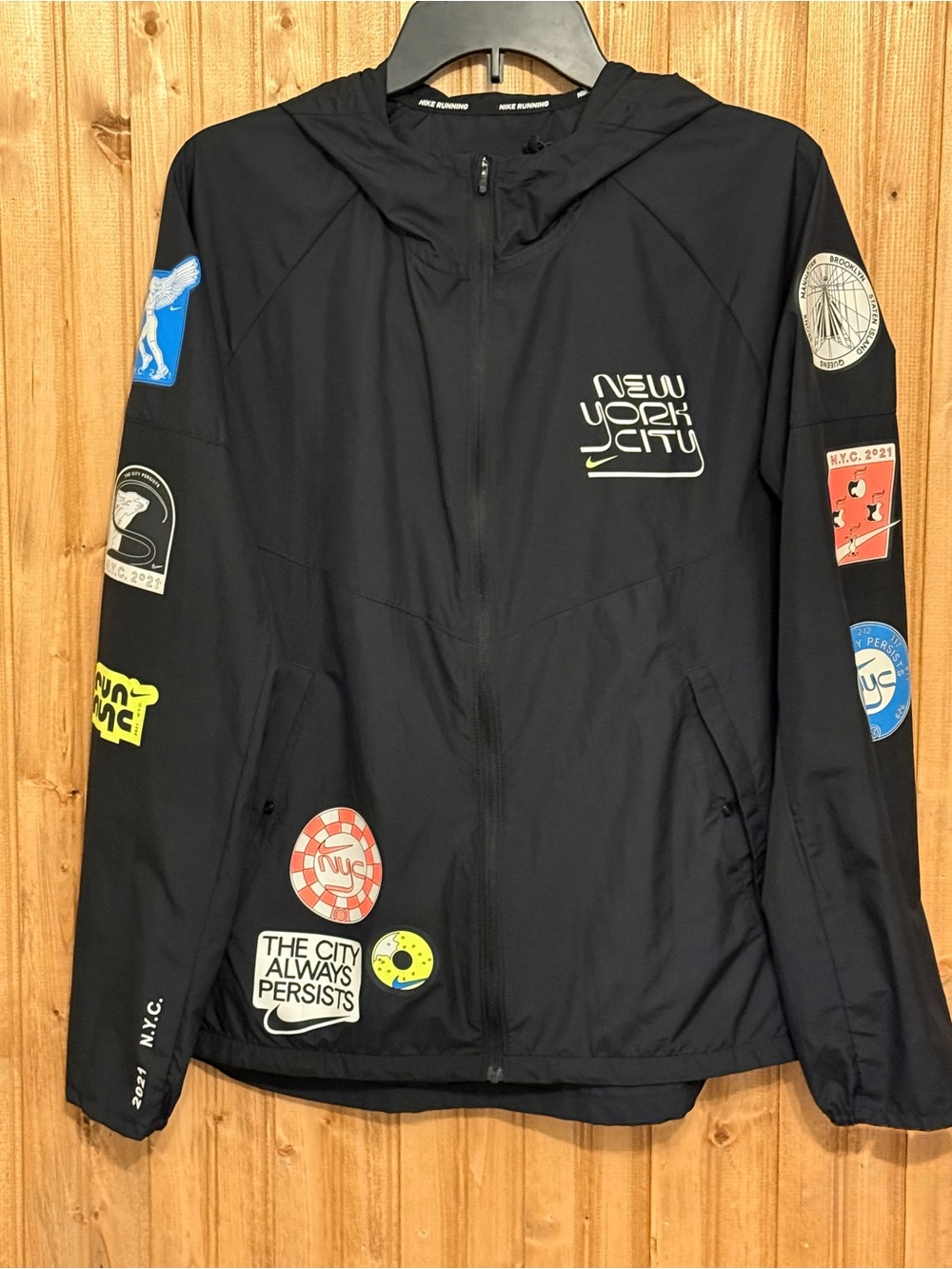 Hooded Nike Repel Miler NYC Unisex Running Jacket-Small Limited Edition Small